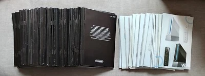 Complétez vos jeux Wii ! Gros Lot de 122 docs pub et livrets de précautions - Photo 1/3