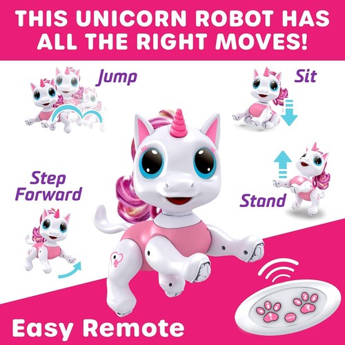 Robo Pets Einhorn Spielzeug Kinder, Fernbedienung Tanzen, Gehen, programmierbarer Vorbau - Bild 3 von 5