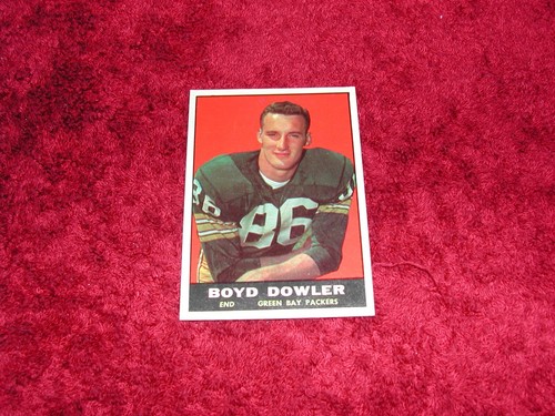 Green Bay Packer 1961 Topps # 43 Boyd Dowler ROOKIE NM+