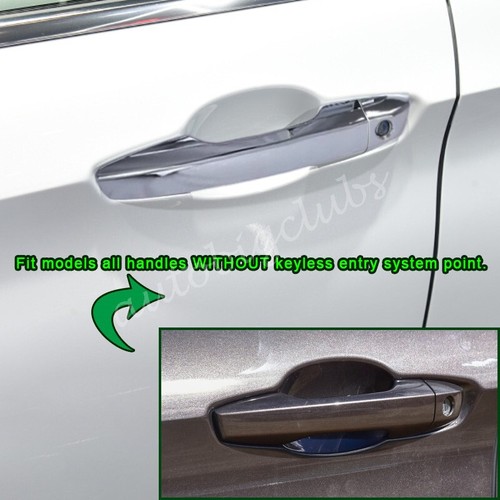 Manija de puerta cromada sin tapa sin llave para Mitsubishi Outlander 2022-2023 - Imagen 4 de 7
