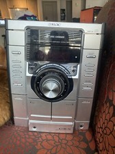 Sony MHC-GX355 Compact Disc Deck Receiver AM/FM Cassette Tape 3 CD Silver 1672