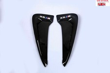 For BMW X5 X5M F15 F85 13-19 X5M LOGO Side Fender Air Wing Vent Trim Black