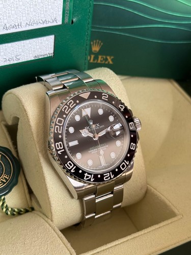 Rolex GMT-Master II 116710LN 2015 Box and Papers Full Set Stainless Steel - Picture 4 of 7
