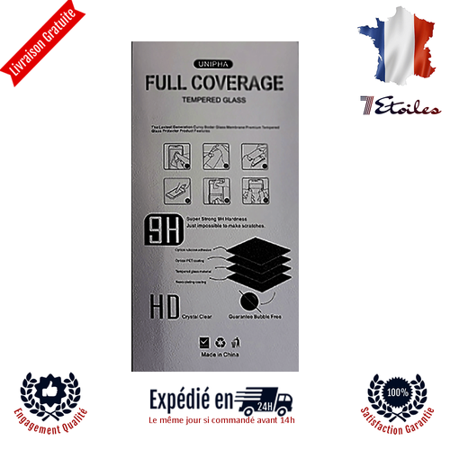 Protecteur d'écran pour tous les modèles d'iPhone 10D En Vitre Trempé - Photo 5 sur 6
