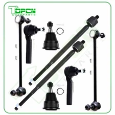 8pc Front Suspension Kit Ball Joints Tie Rod for Town & Country / Grand Caravan