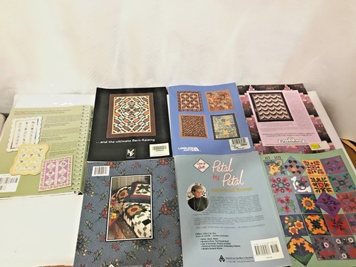 Lot Of 7 Quilt Books Bargello Quilt Day Magic Vine Flannel Applique Blocks - Picture 2 of 3