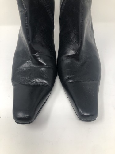 Botas de tacón de cuero negras Stuart Weitzman para mujer talla 8 - Imagen 6 de 11