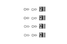 TRW PFK213 Zubehörsatz, Scheibenbremsbelag for ABARTH ALFA ROMEO AUTOBIANCHI FIA