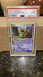Pokemon PSA 9 MINT Xatu 29/107 EX Deoxys Reverse Holofoil 2005 S#3866