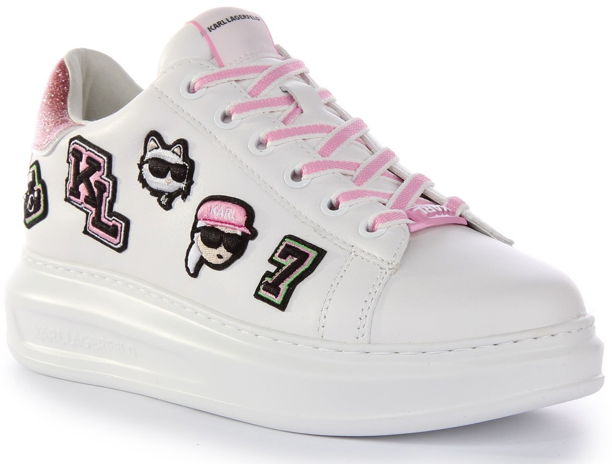 【KARL LAGERFELD】スニーカー KARL LAGERFELD PARIS カールラガーフェルド ホワイト ブラック