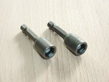 Stecknuss Bits mit Magnet 8mm 2er Set Nuss Steckschl&uuml;ssel f&uuml;r Akkuschrauber