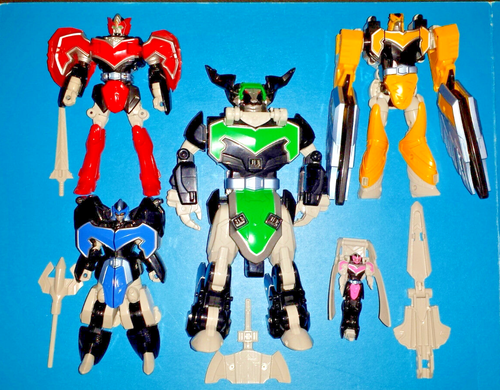 Power Rangers DX TITAN MEGAZORD robot Deluxe 10" Bandai 2006 magiranger Magiking - Photo 2/3
