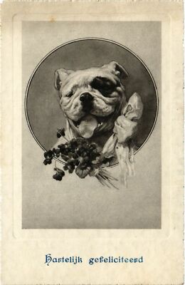 CPA AK Herzlichen Glückwunsch HUNDE (745837)