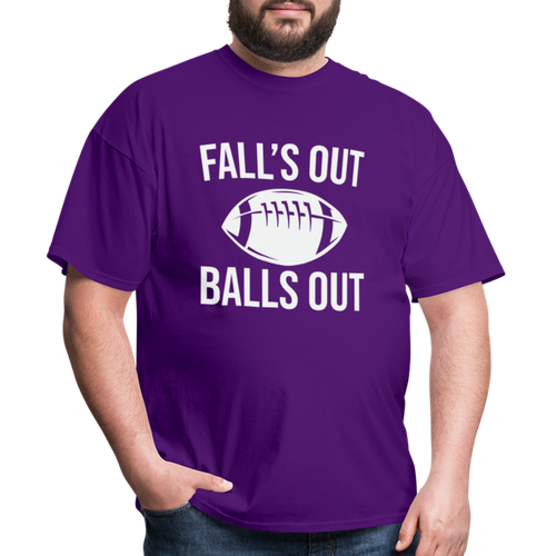 Fall's Out Balls Out (Football) T-Shirt - Picture 21 of 76