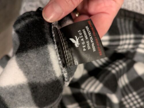 Pegasus Full Zip Cardigan Large Mens Fleeced Lined Size Large - Picture 4 of 7