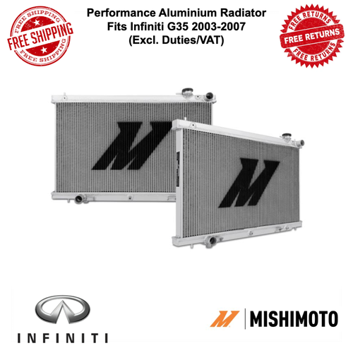 Mishimoto Aluminum Performance Radiator Fits 03-07 Infiniti G35 #MMRAD-G35-03 - Picture 1 of 12