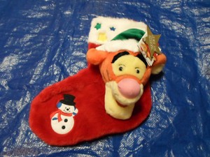 Disney Tigger Pooh Singing Stocking Holiday Christmas Disney Store BRAND NEW | eBay