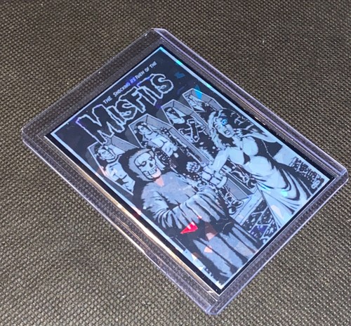 Misfits Custom Holofoil Poster Card & Pin Lot - Picture 4 of 5