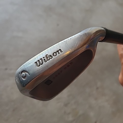 READ Wilson Deep Red #6 Iron Wood Regular Fat Shaft Fluid Feel Golf Club RH - Picture 2 of 13