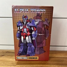 ALPHA TRAON (aka Alpha Trion) Impossible Toys 2012, Transformers Ships Fast!