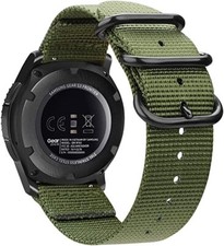 22mm Band For Samsung Gear S3 Classic/Frontier/Gear 2 R380 Soft Woven Nylon Band