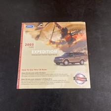 2003 Ford Expedition Owners Manual Supplement Interactive Owner Experience CD