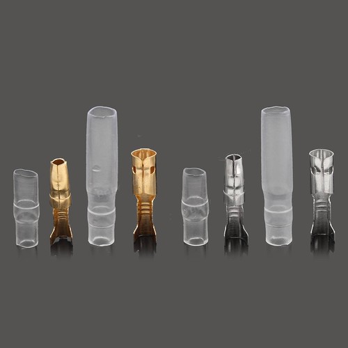 400pc 3.9mm Male Female Bullet Butt Connector Crimp Terminals Assortment Set Kit - 第 5/8 張圖片