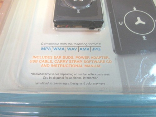 THE SHARPER IMAGE MP3 VIDEO PLAYER 1GB USB 9 HOURS VIDEO - Picture 3 of 4