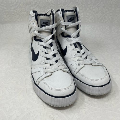 Nike White Black Delta Force AC High Basketball Sneakers Shoes Size 11