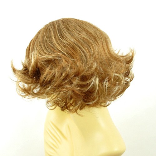 Perruque femme courte blond foncé méché blond clair JEANETTE F27613 - Imagen 4 de 9