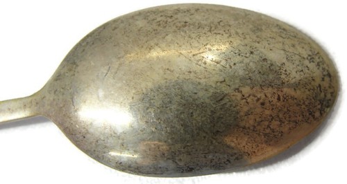 Vintage Radium B.C. Andenken Löffel 925 Sterling Silber Emaille Blume - Bild 7 von 14