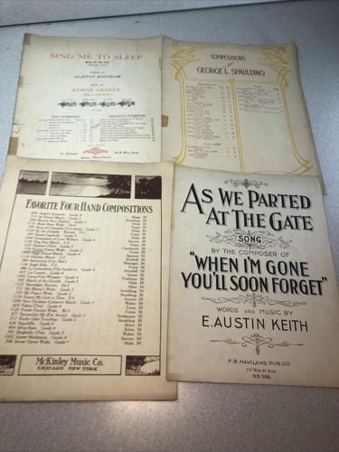 Colección de partituras antiguas, canciones, instrucciones años 1800 1900 - Imagen 11 de 19