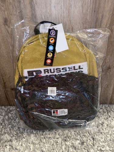 NWT Russell Athletic 18” Backpack, Camel/Black - Picture 6 of 6