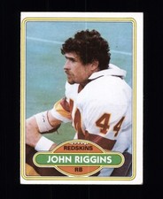 1980 Topps Football #390 JOHN RIGGINS - WASHINGTON REDSKINS
