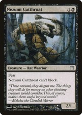 MTG Magic the Gathering Nezumi Cutthroat (128/317) Champions of Kamigawa LP