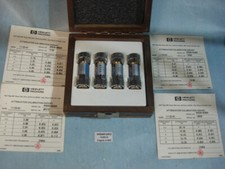 HP 11583A fixed APC-7 attenuator set 3, 6, 10, 20 dB original Calibration Cards