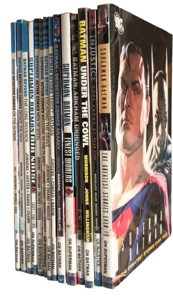 超人/蝙蝠侠 DC 漫画书 批量 图画小说 14 Detective Beyond Exlibrary — 第 2/4 张图片