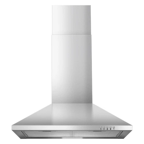 24 Inch Range Hood, 450CFM Wall Mount Stainless Steel Kitchen Vent Hood 3-speed