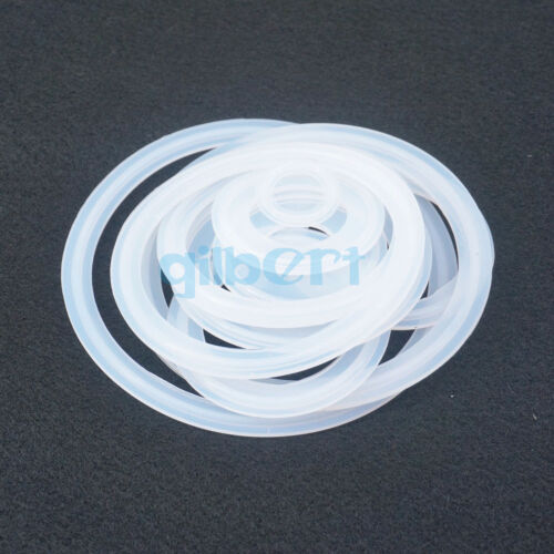 LOTTO 5 Fit 1,5"" -6"" Tri Morsetto Guarnizione Sanitaria Silicio Sigillatura Homebrew - Foto 2 di 77