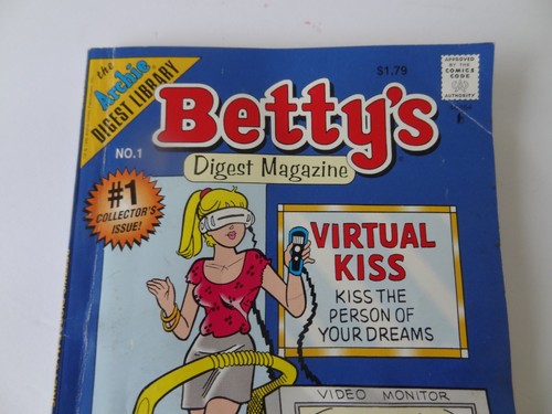 The Archie's DIGEST LIBRARY Betty's Digest Magazine No. 1 COLLECTOR'S ISSUE ! - Picture 2 of 4
