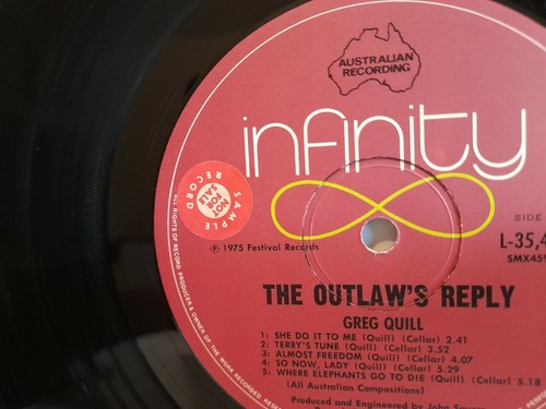 GREG QUILL - LP - THE OUTLAWS REPLY - SAMPLE - Picture 4 of 4