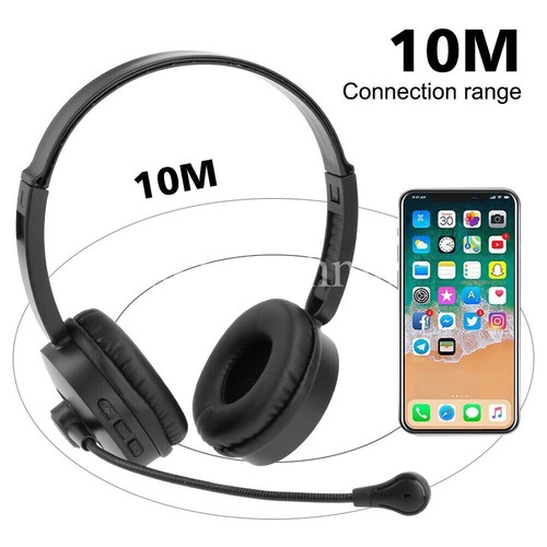 Trucker Casque Bluetooth Sans Fil Casque Avec Réduction Du Bruit Microphone - Photo 10 sur 26