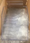 10 Slatwall Clear Acrylic Bin 6" W x 5.5" H x 7.5" D Visi-Bin Siffron 7400894125