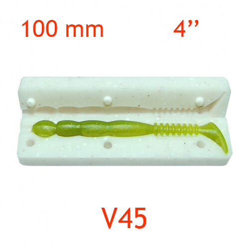 Rockvibe Shad Bait Mold Shad Fishing Señuelo de plástico blando 38-100 mm - Imagen 5 de 7