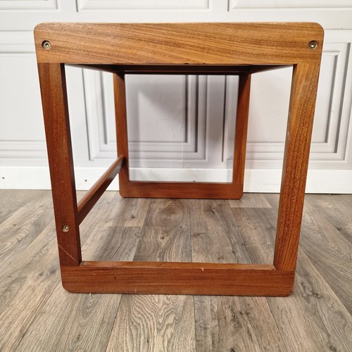 Vintage Mid Century Modern Tile Topped Coffee Side Table Tiled Danish Inspired - Picture 4 of 24