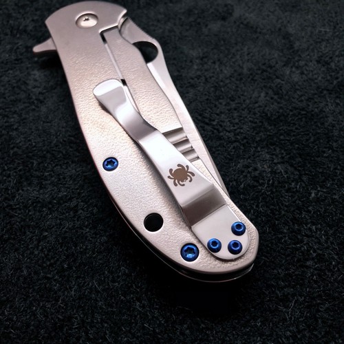 Titanium Screw set (NO KNIFE) for Spyderco Advocate C214TIP 3 colors - Picture 12 of 15