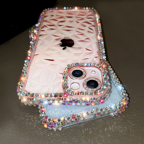 Glitter Diamonds Bling Rhinestones Phone Case Cover For iPhone 17 Pro Max 16Plus - 第 7/13 張圖片
