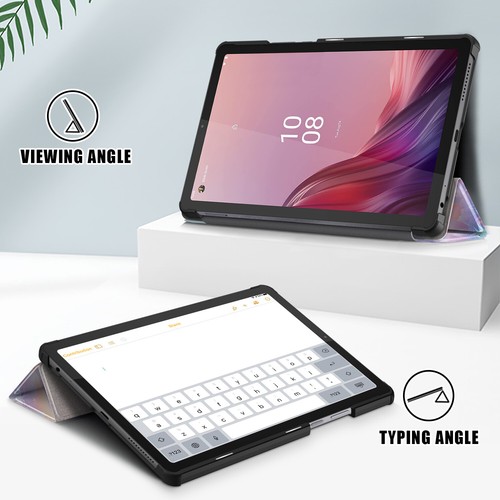 For Lenovo Tab M11 K11 M10 M9 M8 P12 P11 Nook 9" 11" Case Smart Shell Fold Cover - Picture 63 of 121