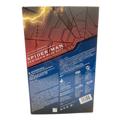 Hot toys MMS679 1/6 Spider-Man New Red and Blue Suit No Way Home New Rare Japan - Picture 3 of 11