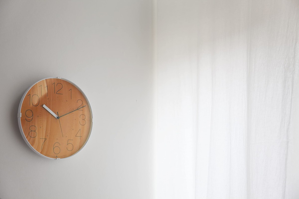 Lemnos CARA Wall Clock Orange Design & Made in Japan AWA21